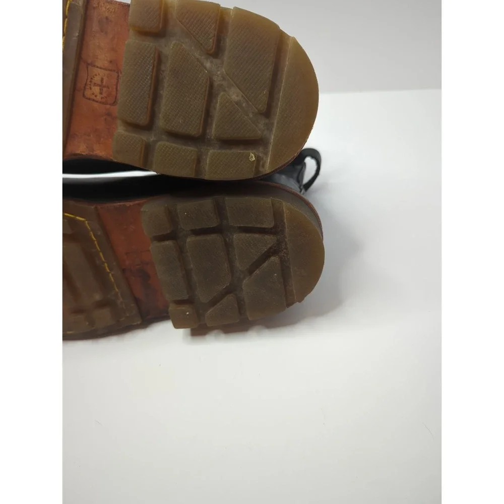 Dr. Martens 8B91 Black Leather Chelsea Boots Mens 11 Vintage Rare Grunge Y2K Lug